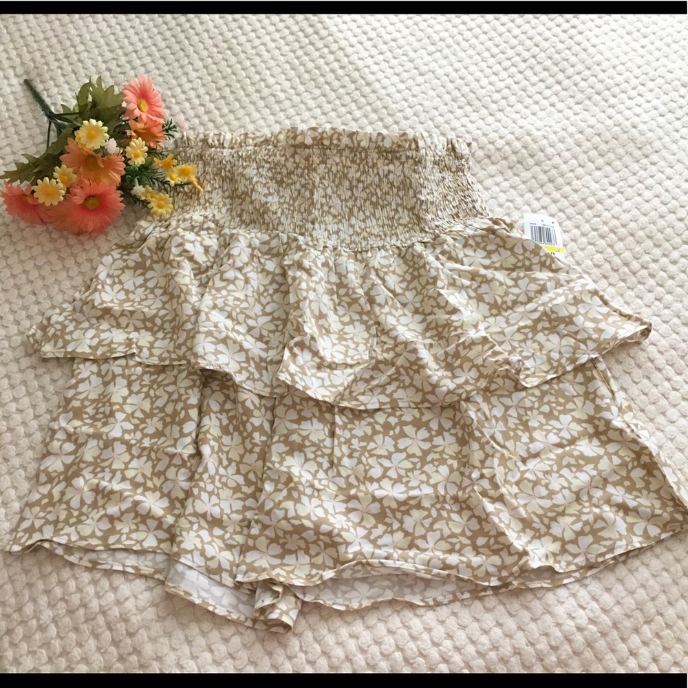 Mini Skirt Boho Skirt - Medium
